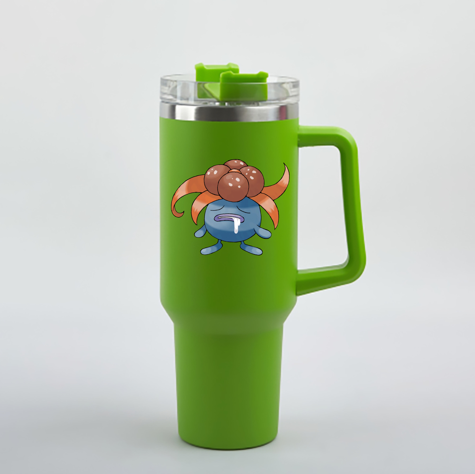 （画像用） ポケットモンスター Pokémon 1200mL車用タンブラー - クリスタルステッカー（プラスチックストロー付き）